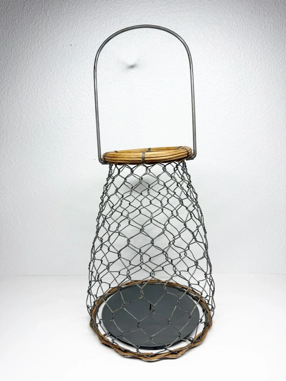 Farmhouse Chicken Wire Candle Lantern